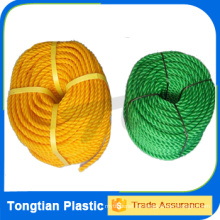 3 strand 25mm verde mejor cuerda de nylon pp danline cuerda